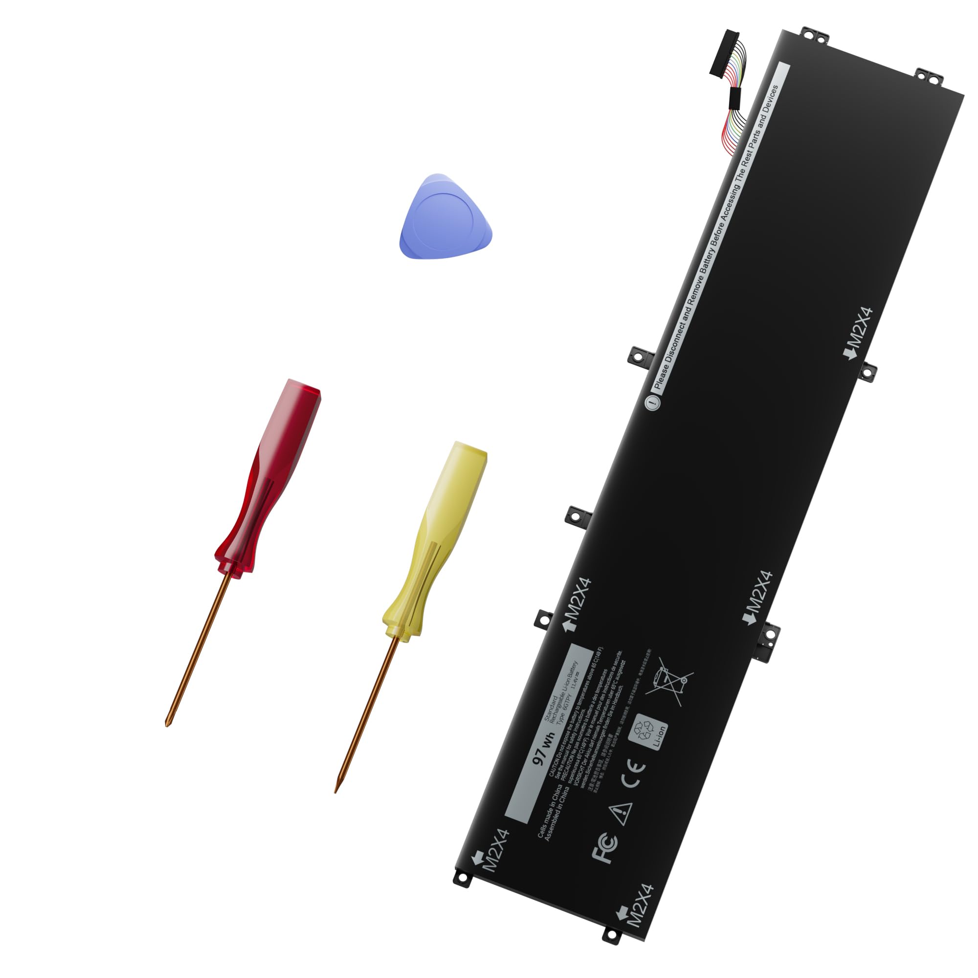Amazon.com: 6GTPY 97WH Battery for Dell XPS 15 9570 9560 9550