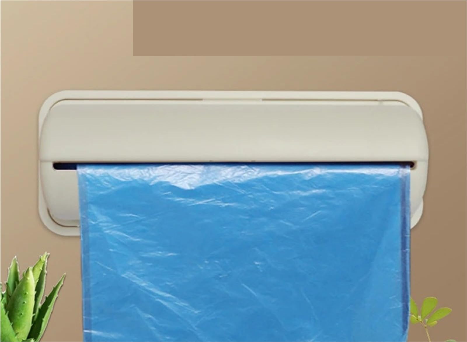 5 uds. Cajas de Bolsas Basura, plástico for Cocina, Organizador contenedores, Cajas Almacenamiento dispensadoras artículos Diversos for el hogar y baño para Cocina y Baño(Yellow)