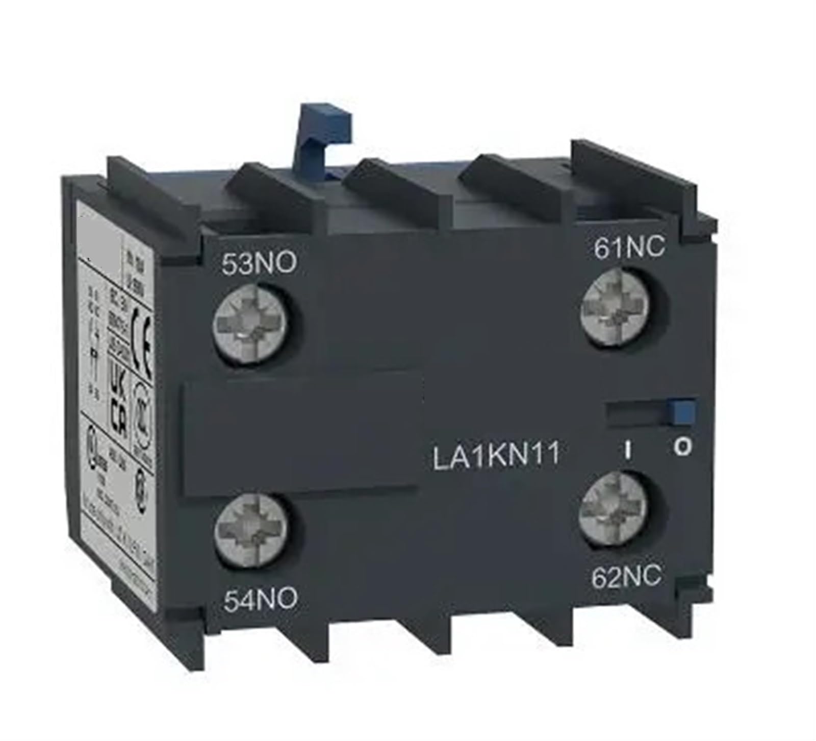 LA1KN11 LA1KN11 LA1KN11 Auxiliary Contact Block 1NO+1NC Screw-Clamps Terminals 1Pcs