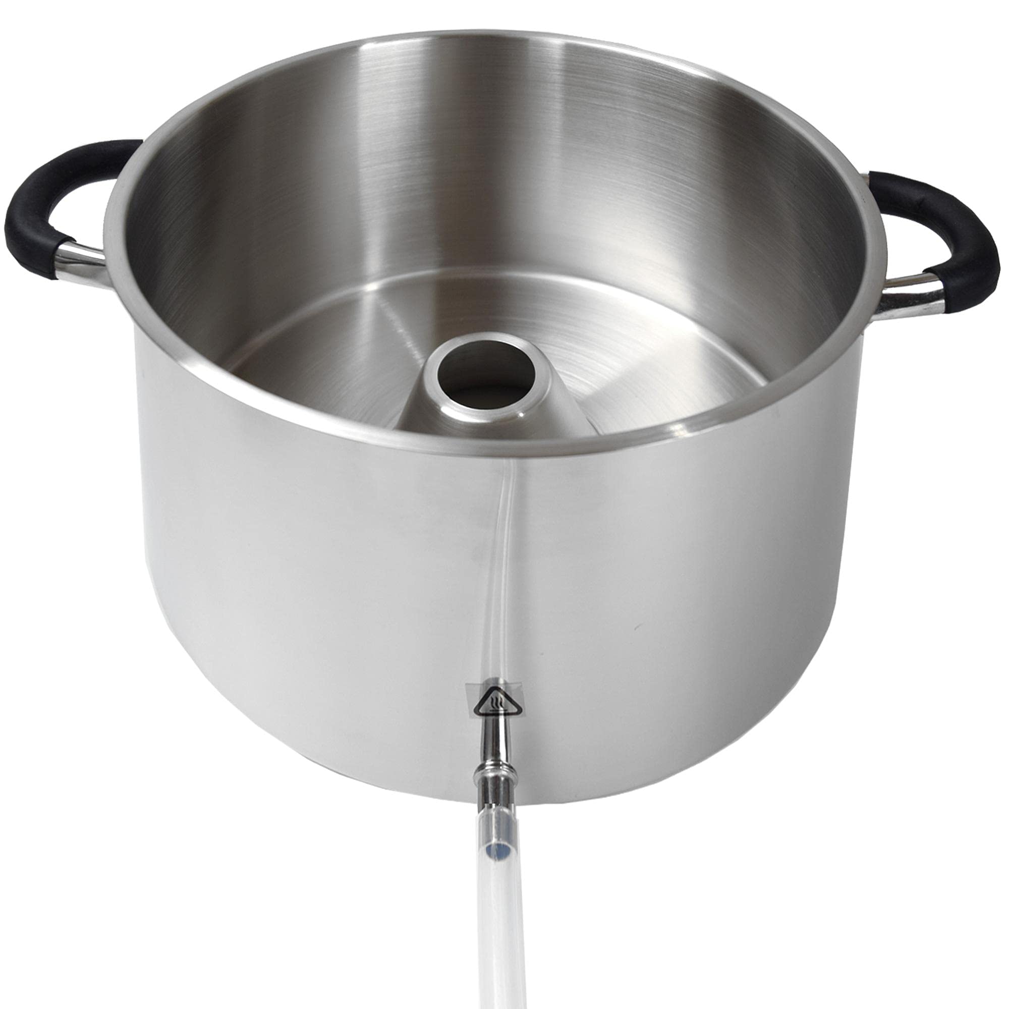 Syntrox Germany mobiler Dampfentsafter aus Edelstahl mit Glasdeckel 1500W 8.5L