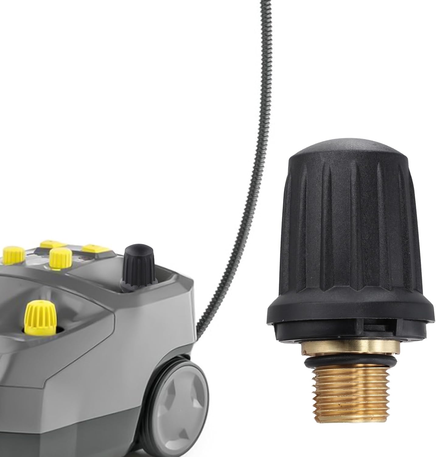 1/2pcs Steam Cleaner Brass Safety Valve,Compatible for KARCHER SG4-4 2.889-104.0 Vacuum Replacement Cleaning(1 Pack)