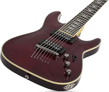 Schecter Omen Extreme-7 Electric Guitar - Black Cherry