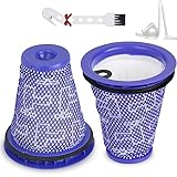 KiimSin 2 Stück Vormotor Filter Zubehör für Dyson Big Ball Zylinder CY22/CY23/CY24/CY25/CY26/CY27/CY28/DY75/DY77/DY78/DC75/DC77/DC78 Staubsauger, HEPA-Filter-Ersatzteile, Ersatz Nr. 967371-01
