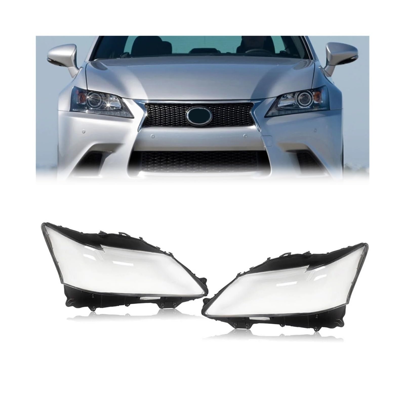 TFSFCXDD 車用ヘッドライトレンズカバー ランプシェード クリアランプ 