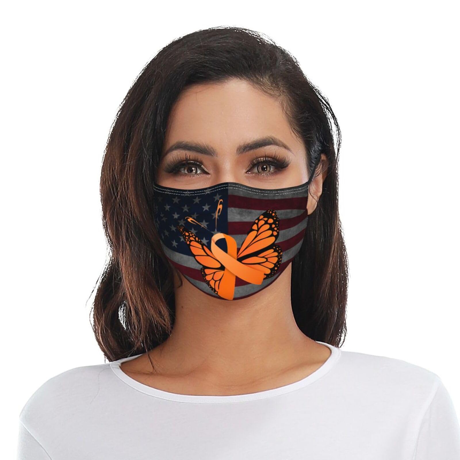 Leukemia Cancer Awareness Ribbon Adult Dust Mask Adjustable Dust Face with 2 Filter6095