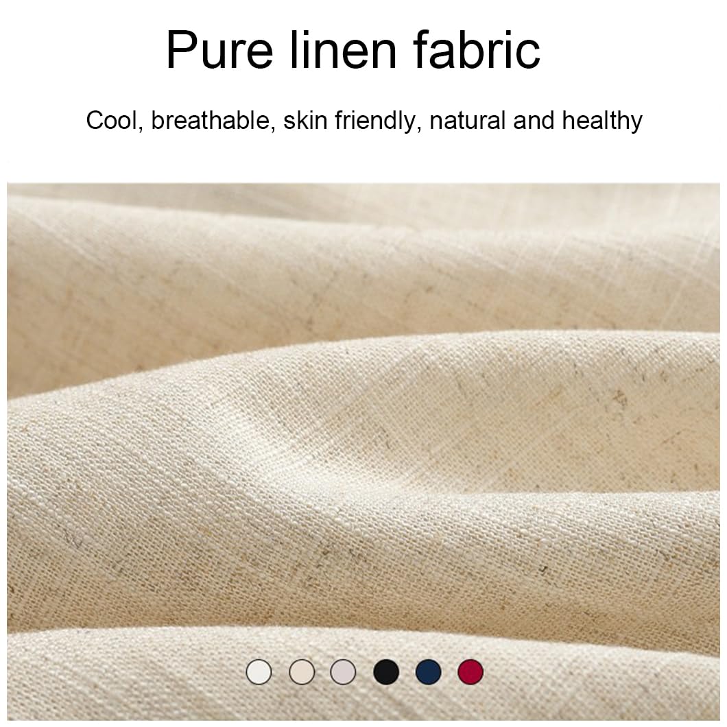 Tenues de Tai Chi Vêtements de Tai Chi Pantalons de Costume d'Arts Martiaux - Vêtements pour Hommes, Vêtements de Tai Chi en Lin Chemise à Manches Longues pour Hommes Uniforme, Wit14XL (Wit XXL)