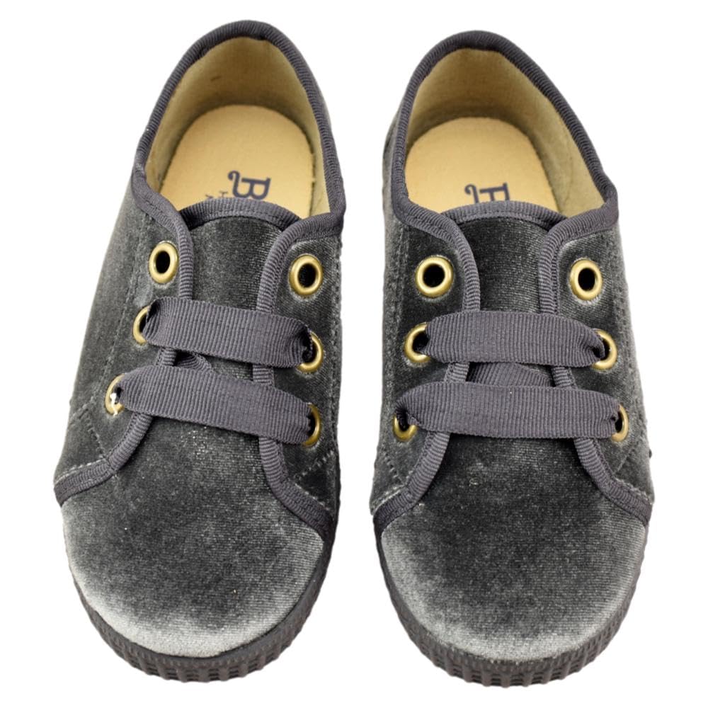 Batilas - Zapato de Terciopelo con Cierre de Cordones 653967 Terciopelo