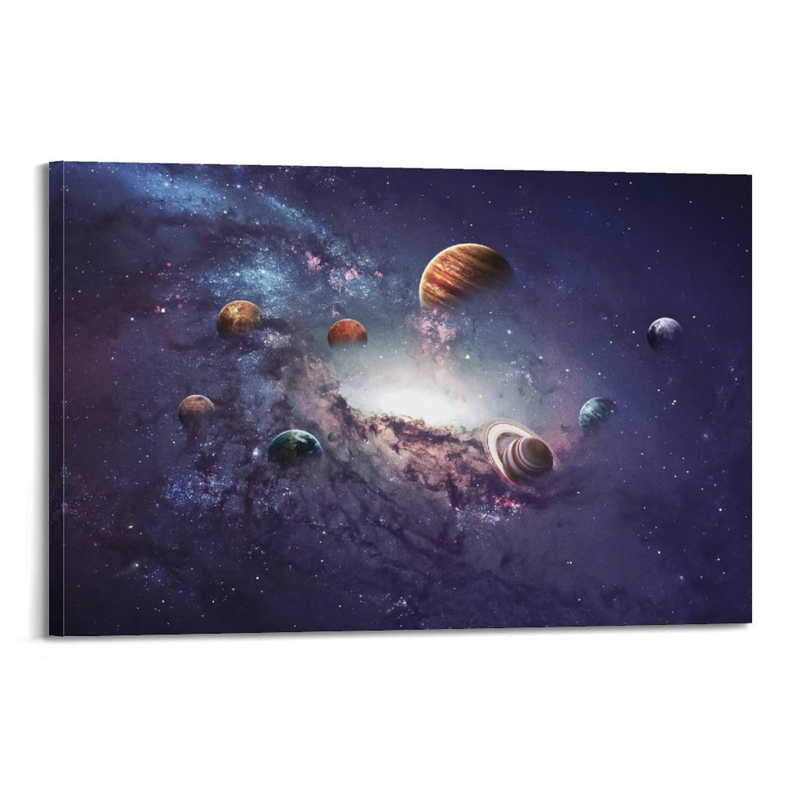 OKAHYS Solar System Planets Aesthetic Space Poster Decorative Painting Canvas Wall Artworks Picture 20x30inch(50x75cm)
