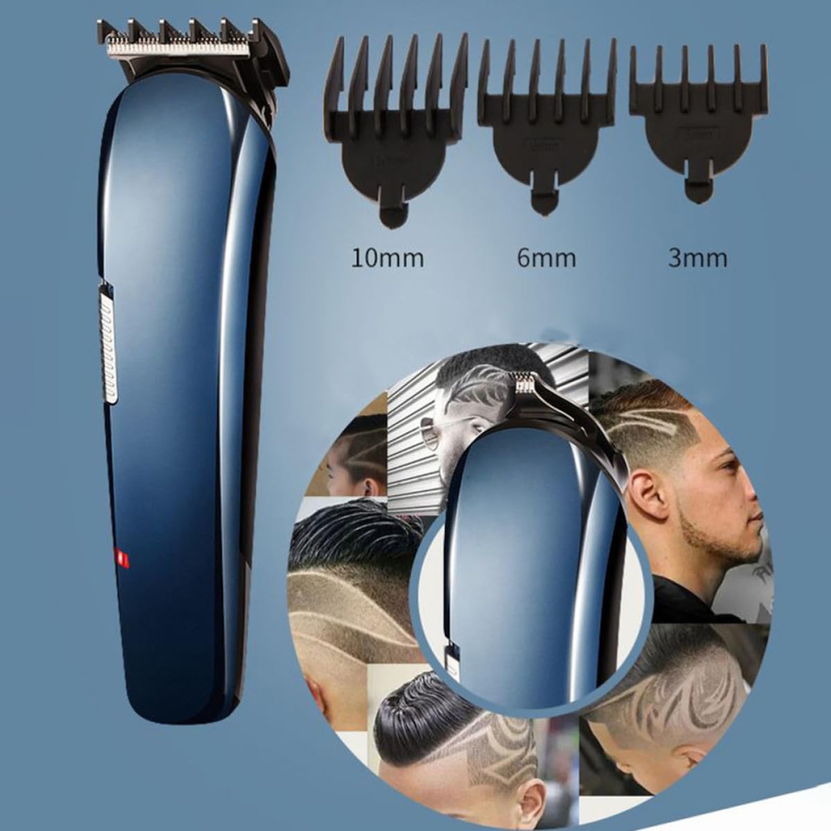Recortador Recargable de Vello Nasal de Acero Inoxidable para Hombres | Cortapelos Nariz Hombre Recargable, Cuchillas Precisas, Uso Eléctrico para Recorte Preciso