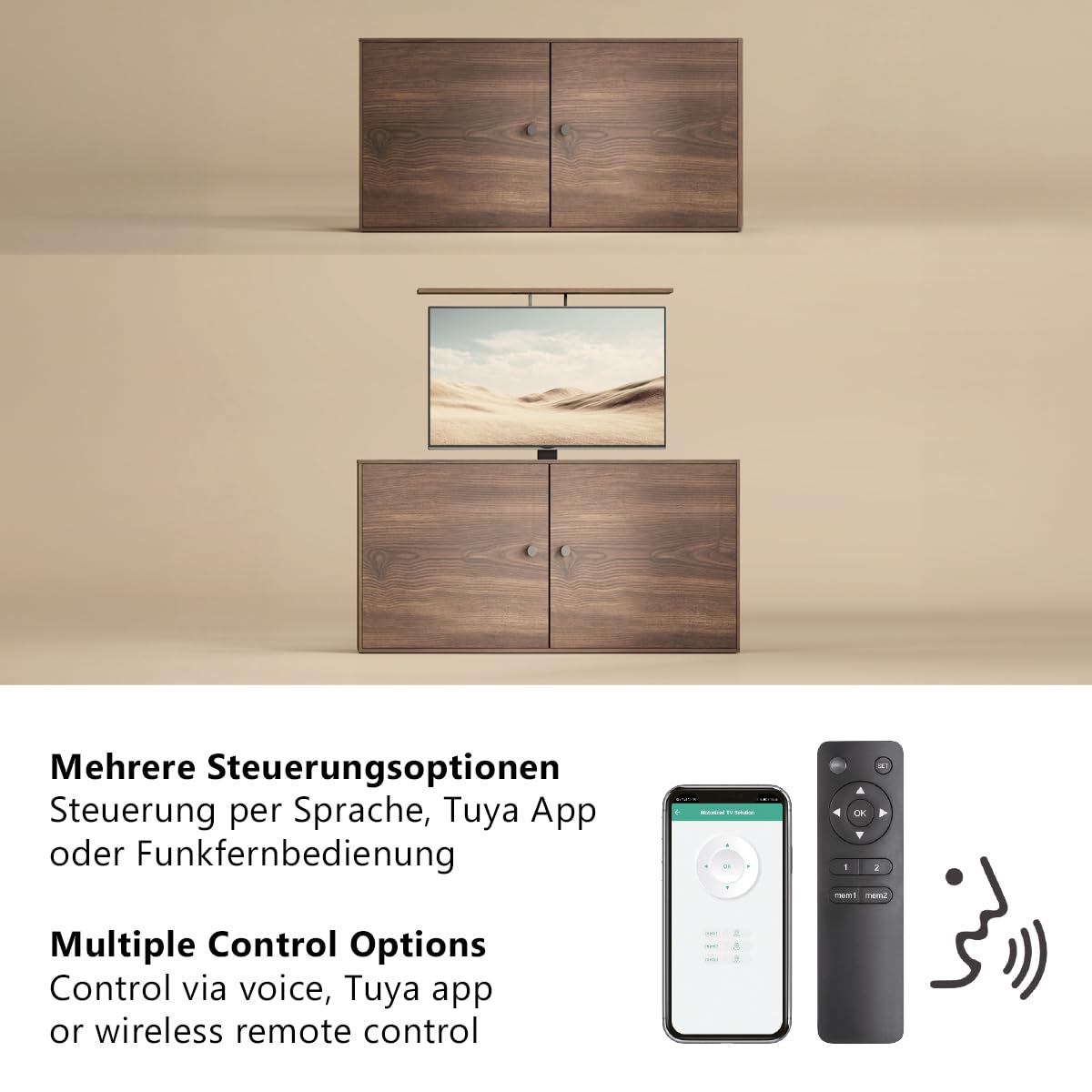 my wall TV Lift HP67-1L - für 32-55 Zoll TVs