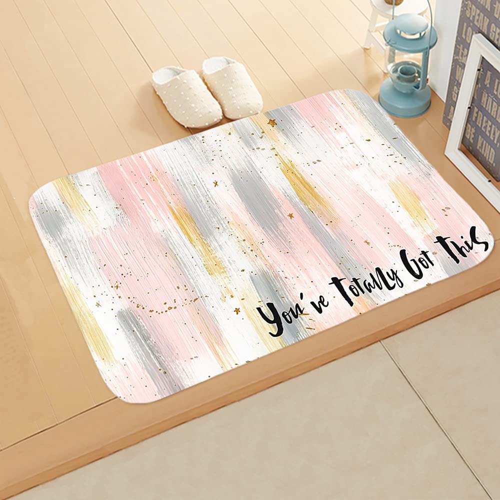 Tapis de couloir cendre dorée lavable et antidérapant 80x120cm