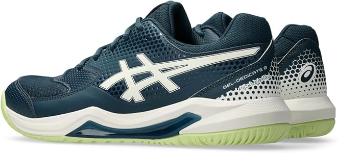 Amazon | ASICS メンズ Gel-Dedicate 8 テニスシューズ, 静かな