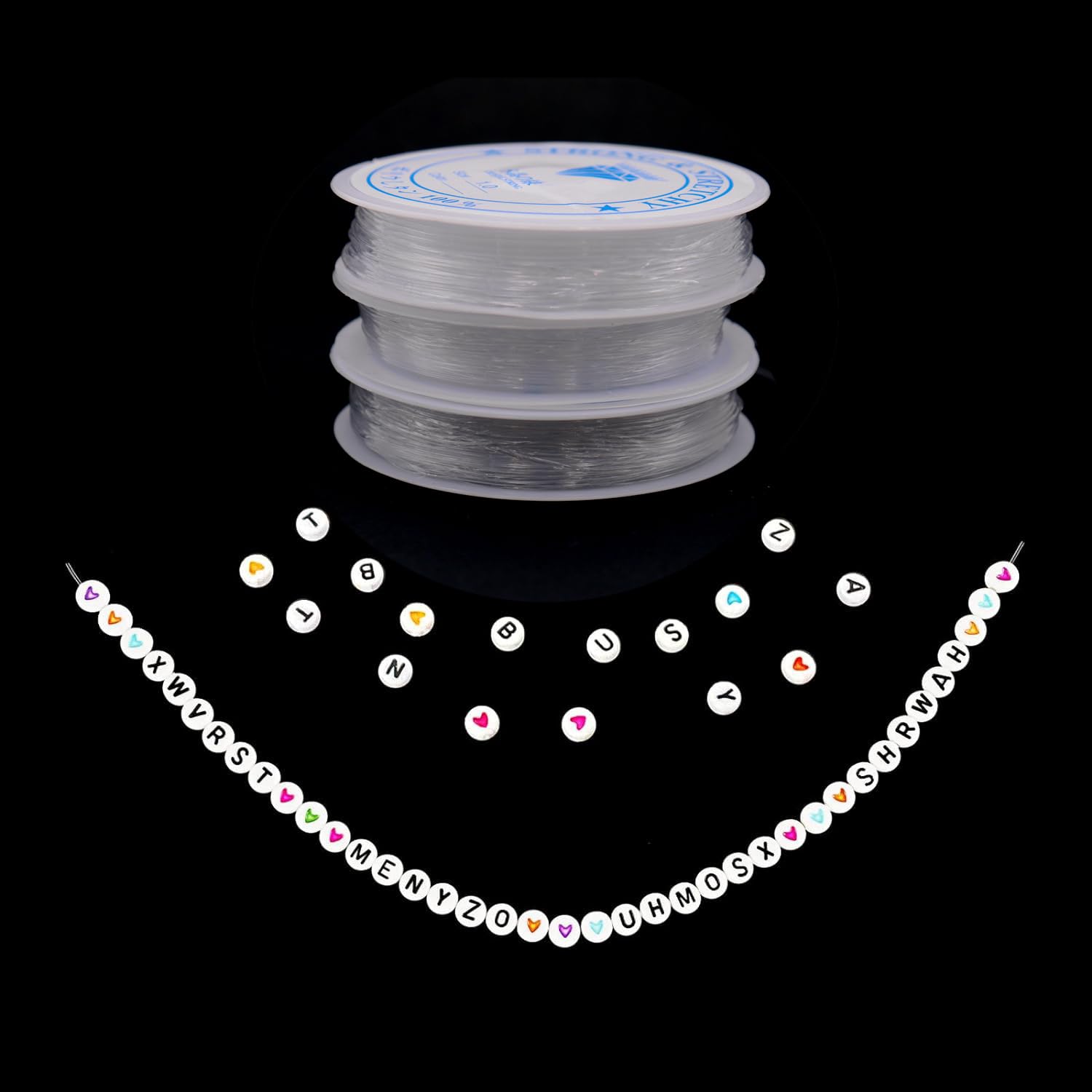 Acquista 10 Rotoli Filo Elastico Trasparente Per Perline Per Creazione Di Gioielli 1.0mm In Italia A Partire Da 7.45