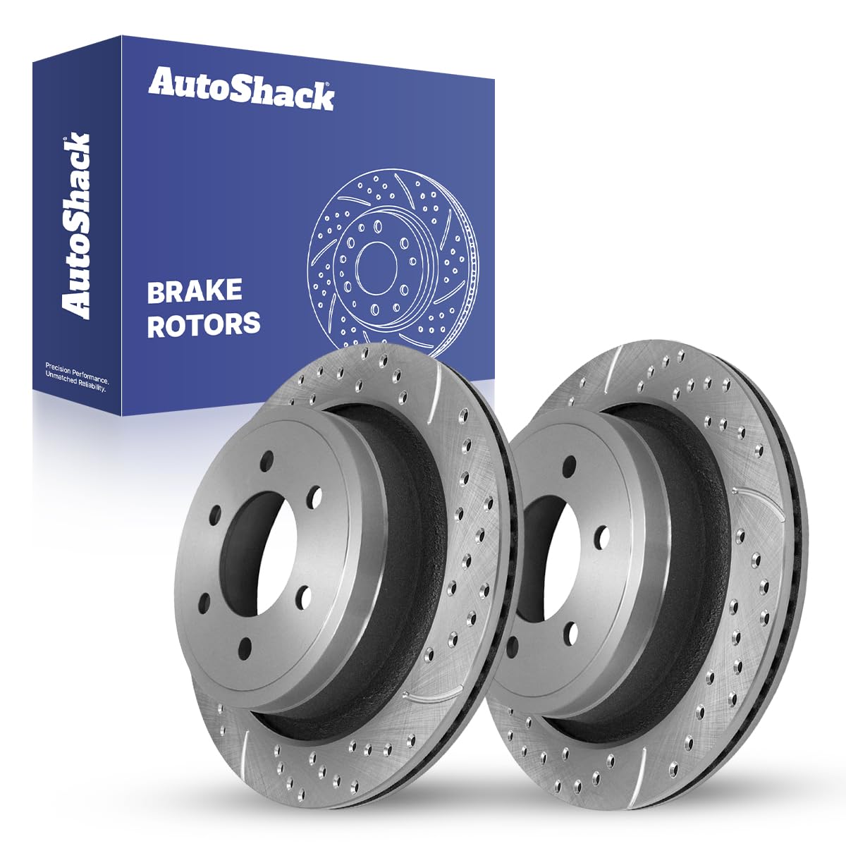Amazon.com: AutoShack Rear Drilled & Slotted Brake Rotors