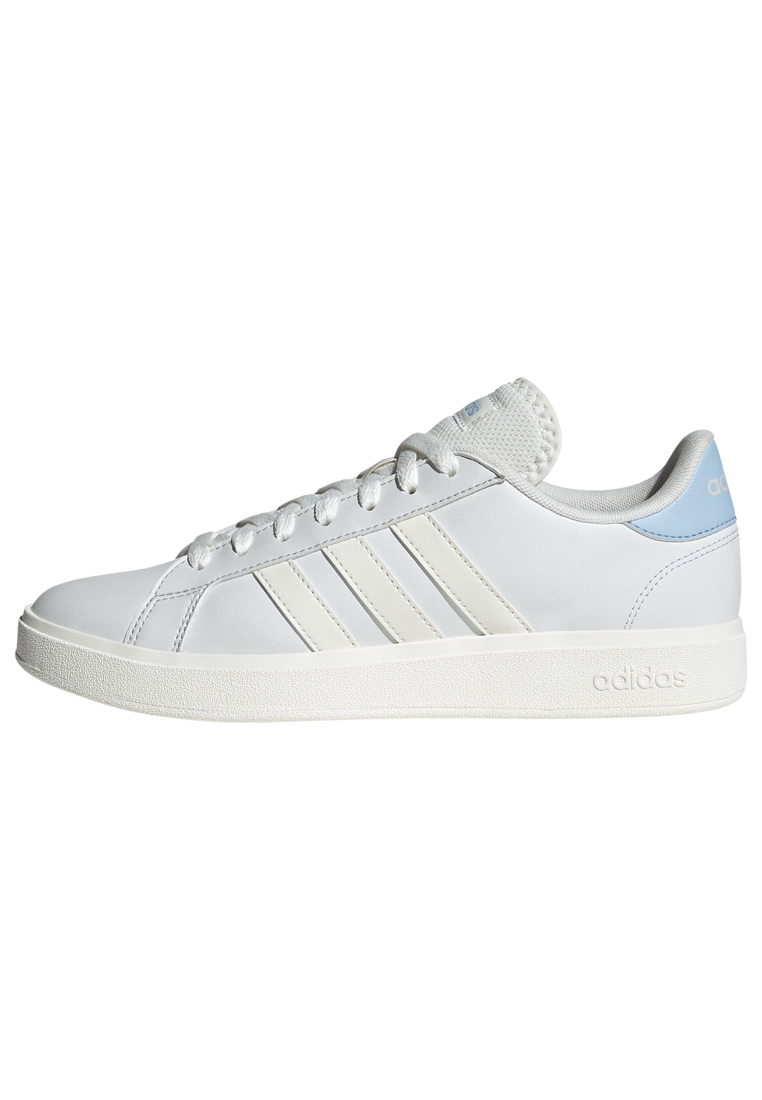 adidas Grand TD Lifestyle Court Casual Shoes, Scarpe Donna, Crystal White/Core White/Clear Sky, 40 2/3 EU