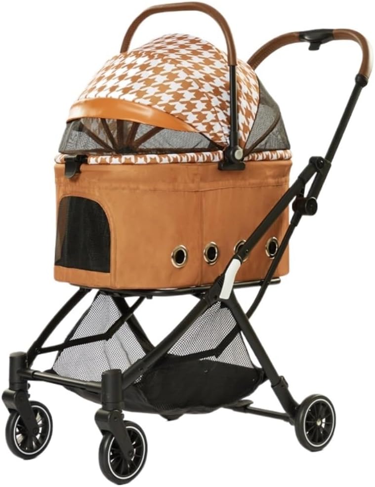 Pet Strollers Outdoor Multifunctional Portable Pet Stroller Large Space Dog Stroller Outdoor Shopping Mall Cat Stroller Pet Stroller Medium