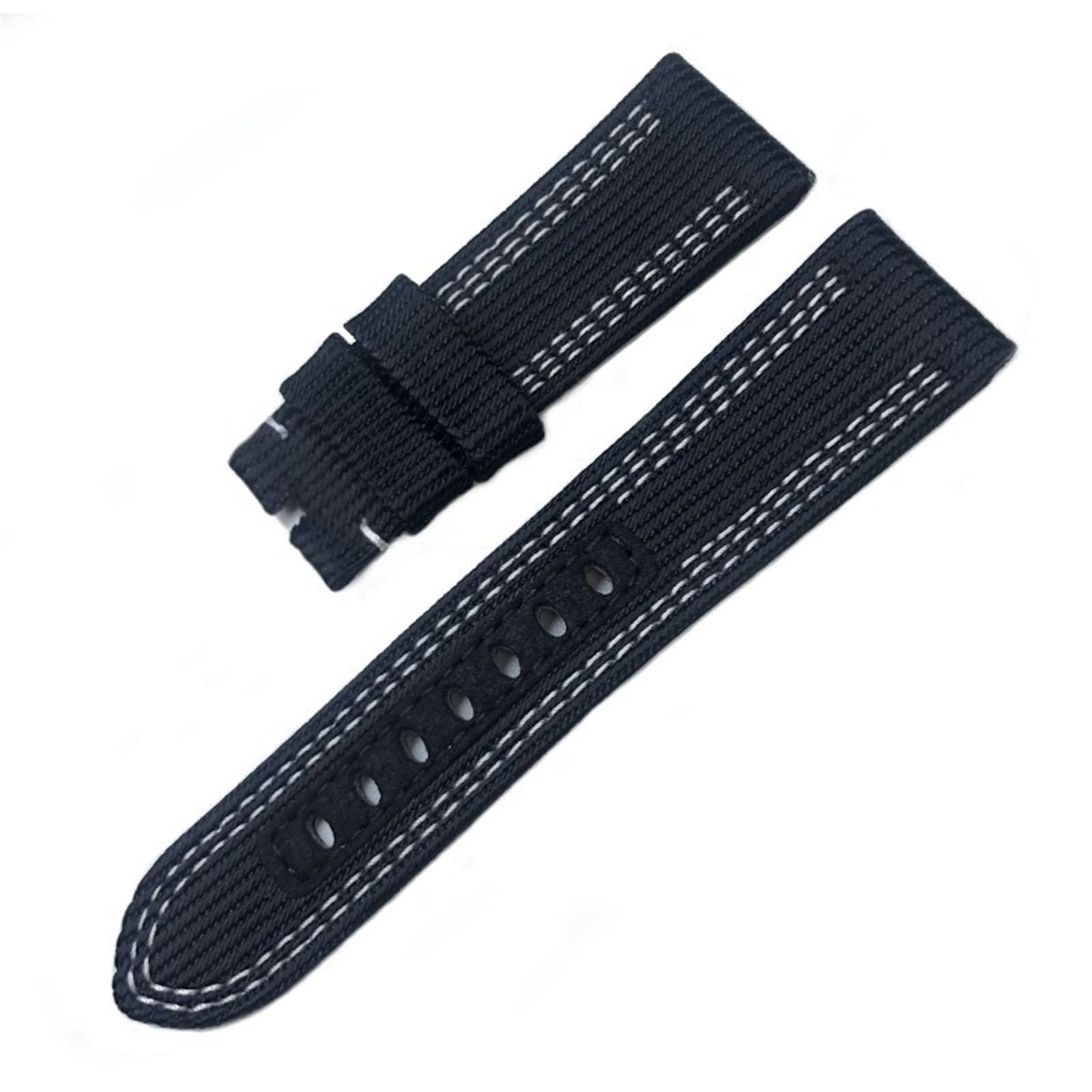 VELORE Cinturino in tessuto di nylon 24mm 26mm per cinturino sportivo in pelle Panerai Luminor PAM sommergibile strumenti regalo