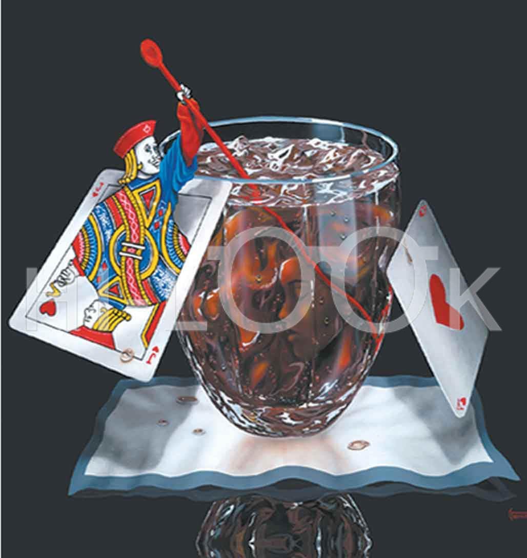 Hi-Look Microfiber Cleaning Cloth - Blackjack and Coke