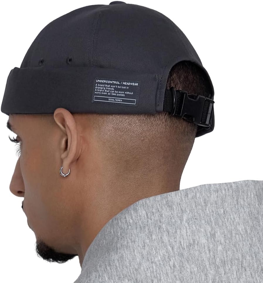 UNDERCONTROL Brimless Sailor Fisherman Leon Hat No Visor Miki Skull Docker Beanie Trawler Tactical Ring Cap for Men & Women