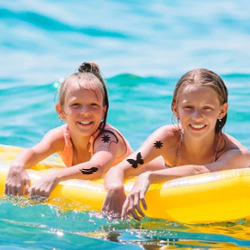 Miniatura 8 de Juego de plantillas de pintura facial de 635 piezas para niños, reutilizables, para rostro y cuerpo, plantillas de tatuaje, adecuado para