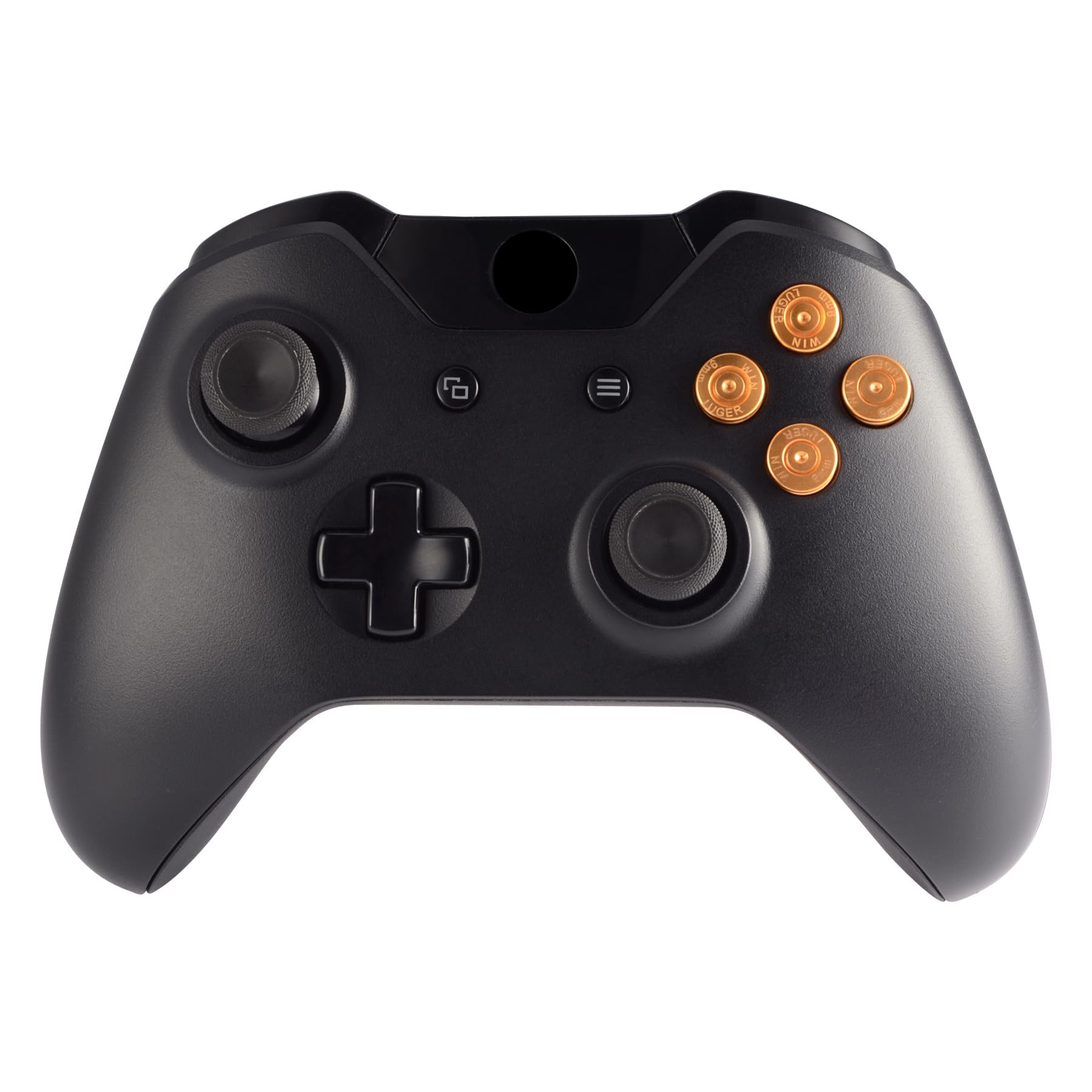 eXtremeRate Boutons ABXY de Remplacement pour Xbox One S/Xbox One X/Xbox One Elite/Xbox One Elite Series 2/Xbox One Standard, Boutons ABXY en Aluminium Doré