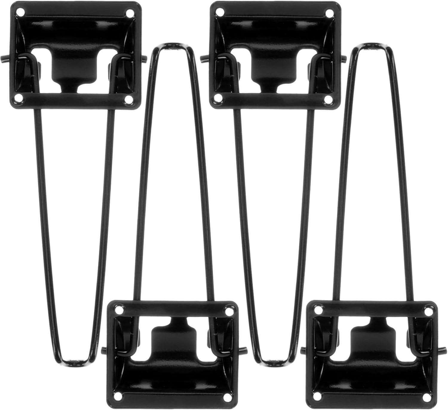 DOITOOL 4pcs Folding Legs for Small Table Foldable Hairpin Table Legs