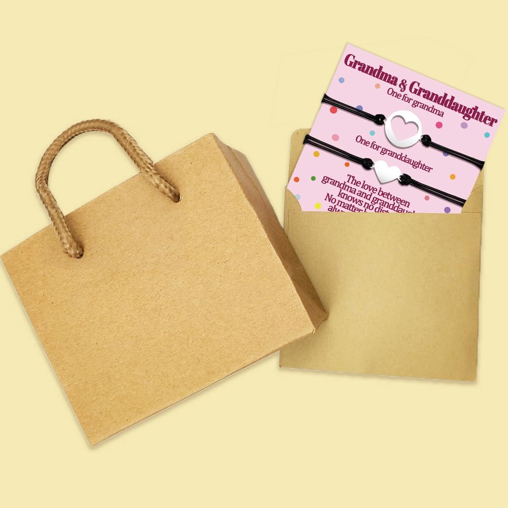 Granddaughter Bracelets from Grandma Gifts for 2 3 4 Granddaughters Grandmother Matching Bracelet Nana and Me Bracelets Set for 2 3 4 5 Women Mothers Day Gifts Little Girls Jewelry Birthday Gift - Image 7