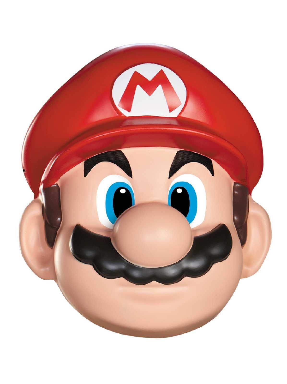 Disguise Mario Adult Mask, Red, One Size