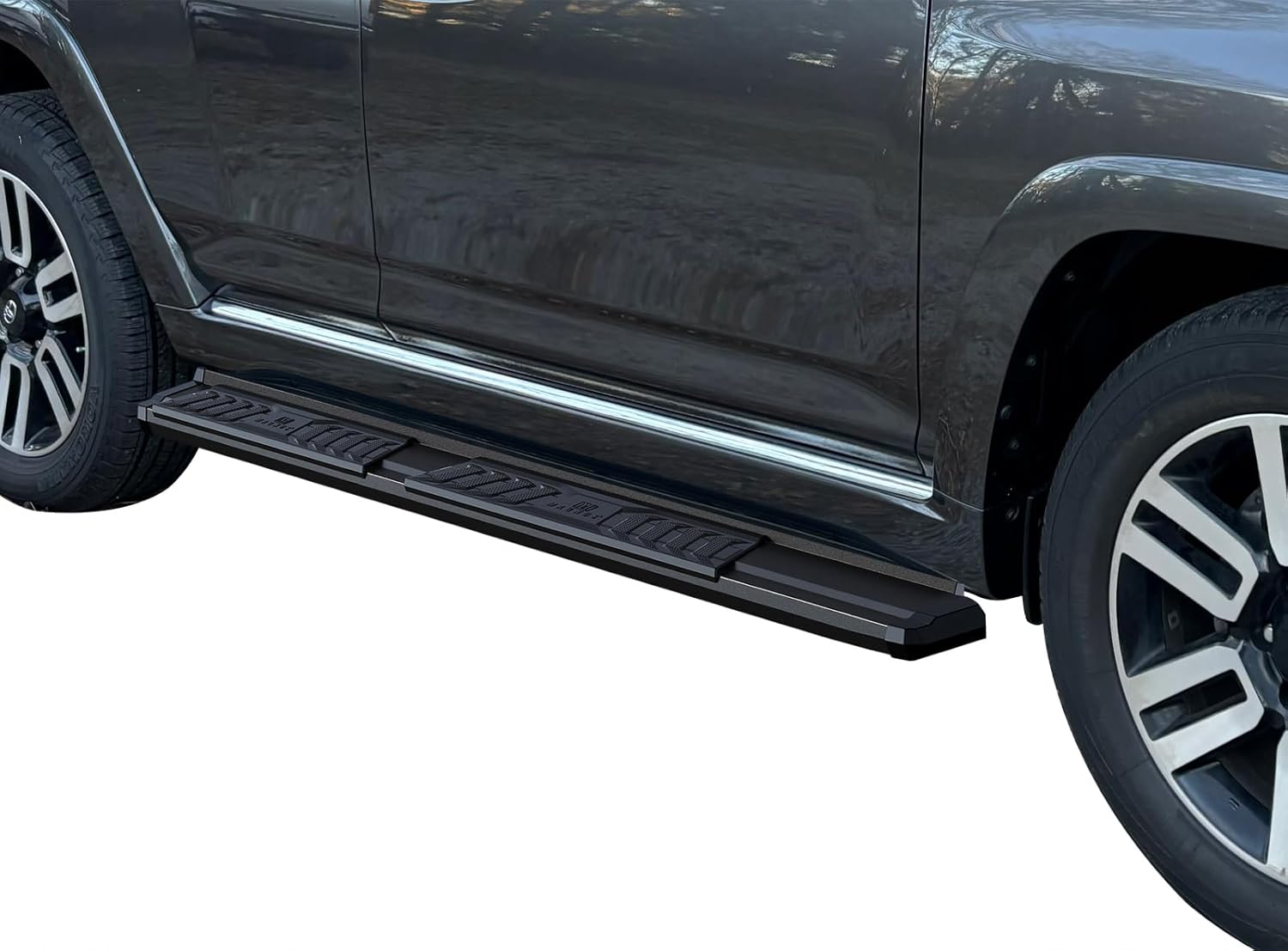 APS Black OE Style Nerf Bars Running Boards Compatible with Toyota 4Runner 2010-2024 Limited Nightshade Edition & 19-24 TRD Sport & 10-13 SR5