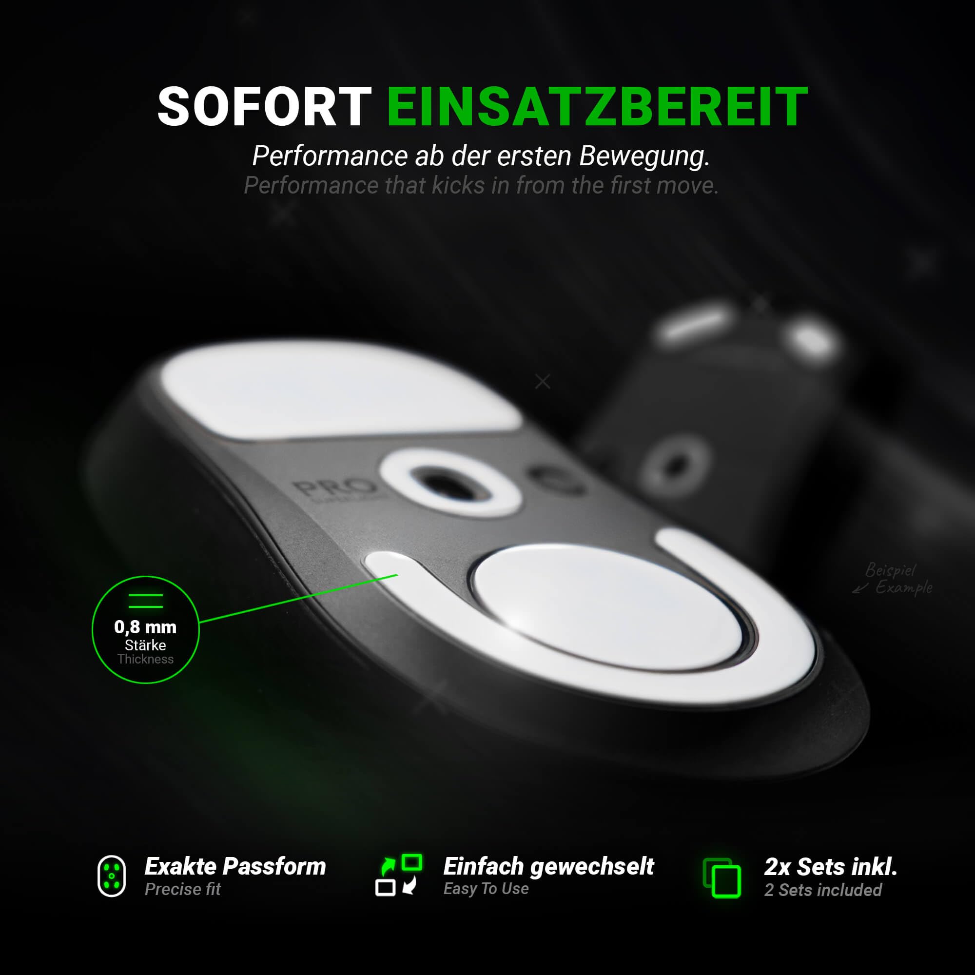 SensoryBoost DPS Glides (Set of 2) for Glorious Model O - Ultra Fast