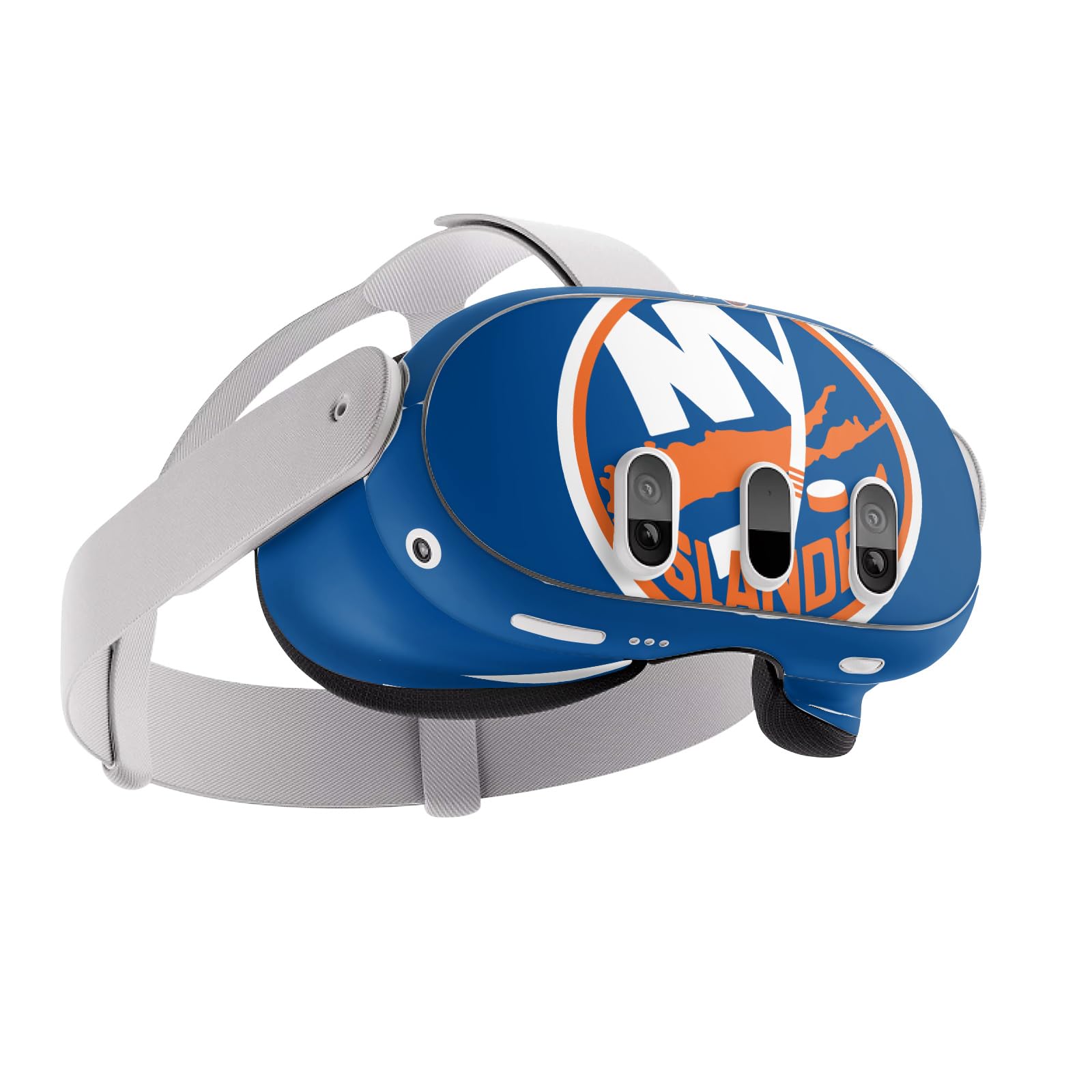 Head Case Designs Officially Licensed NHL Oversized New York Islanders Vinyl Sticker Skin Decal Cover Compatible with Meta Quest 3