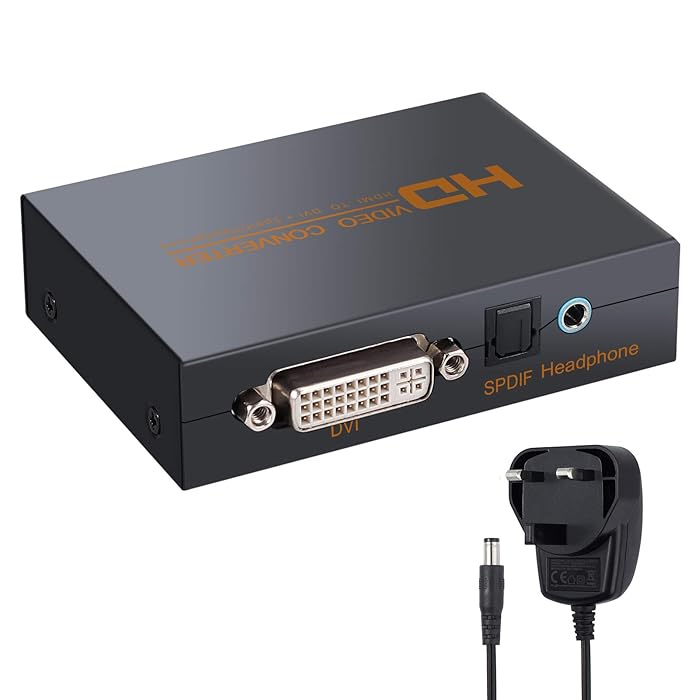 Buy HDMI to DVI Converter,eSynic Professional HDMI to DVI Audio ...