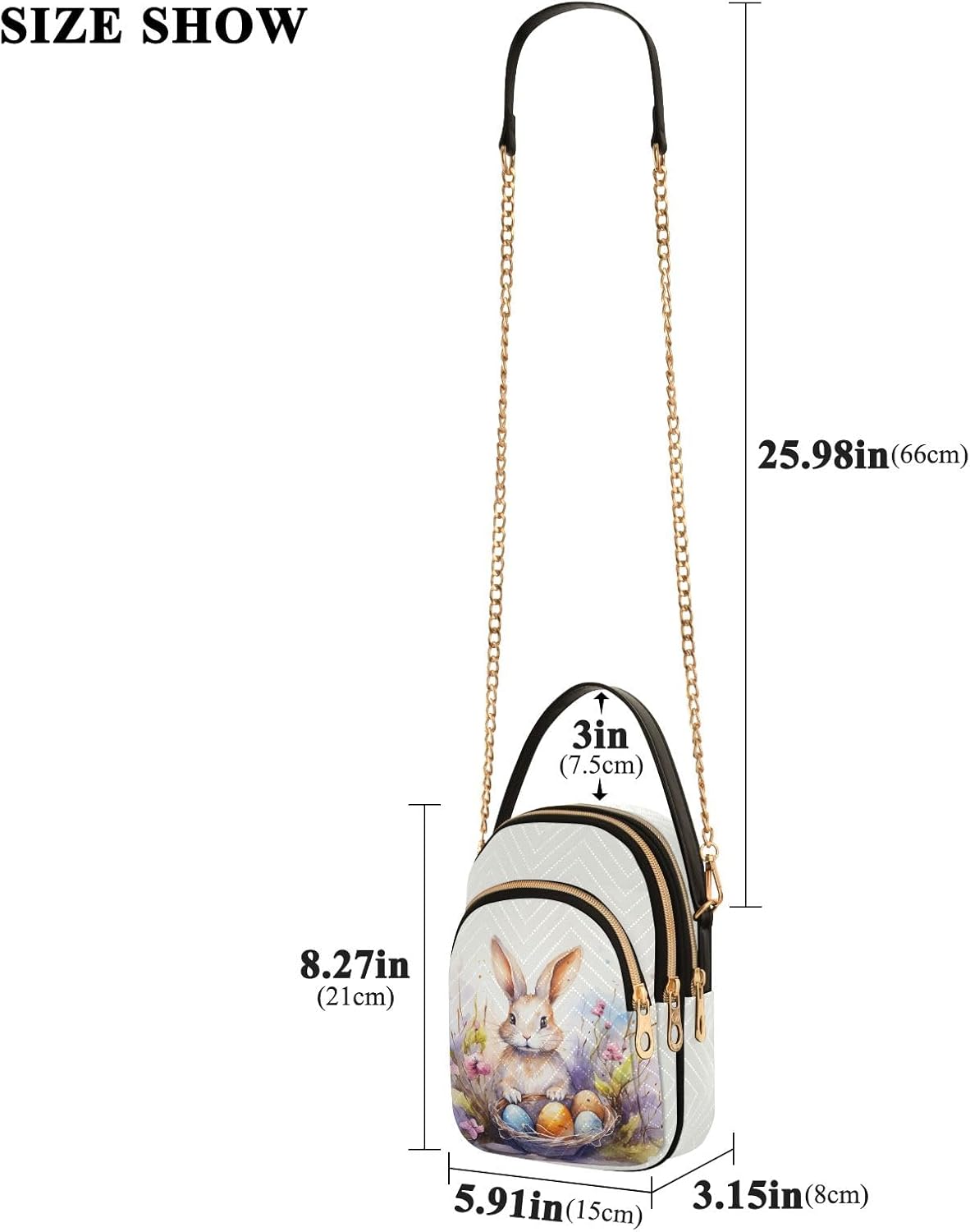 Crow with Moon Women's Crossbody Handbags with Zipper, Casual Leather Cell Phone Purse Crossbody Bags for Ladies
