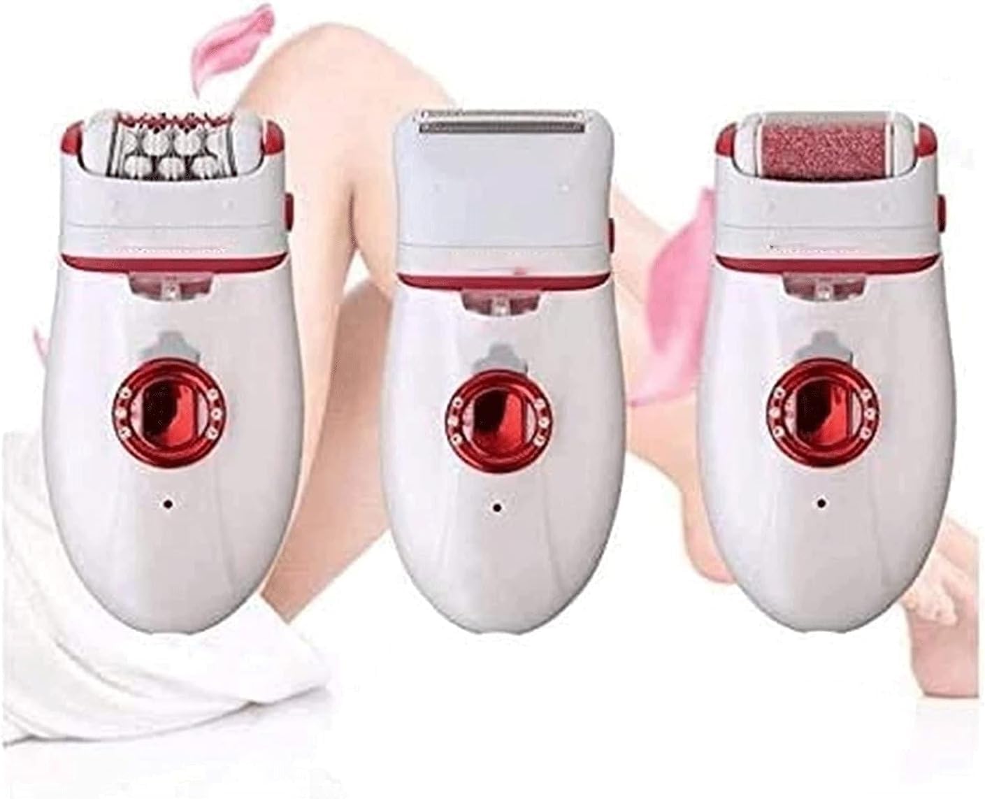 Epilator, Facial Hair Removal for Women, Shaver & Trimmer, Cordless, Rechareable, Wet & Dry - Precise