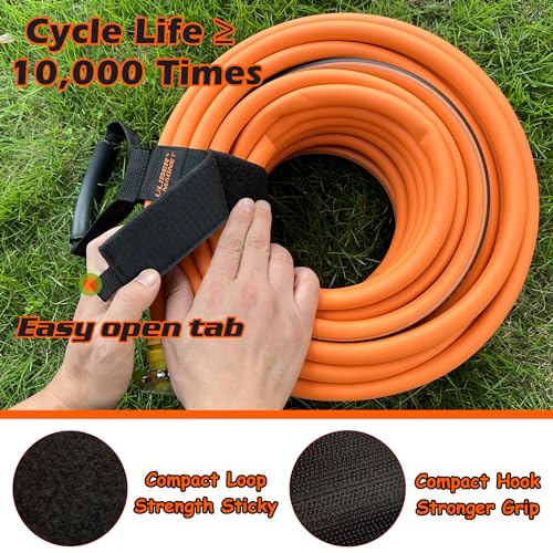 Ulibermagnet Extension Cord Storage Straps,Heavy Duty Hose Holder Carrying Strap Organizer,2 Pack Hose Reel Holder For Garage,Indoor Outside Yard,Water Hose,Flexable Hose,Extension Cords thumb #2