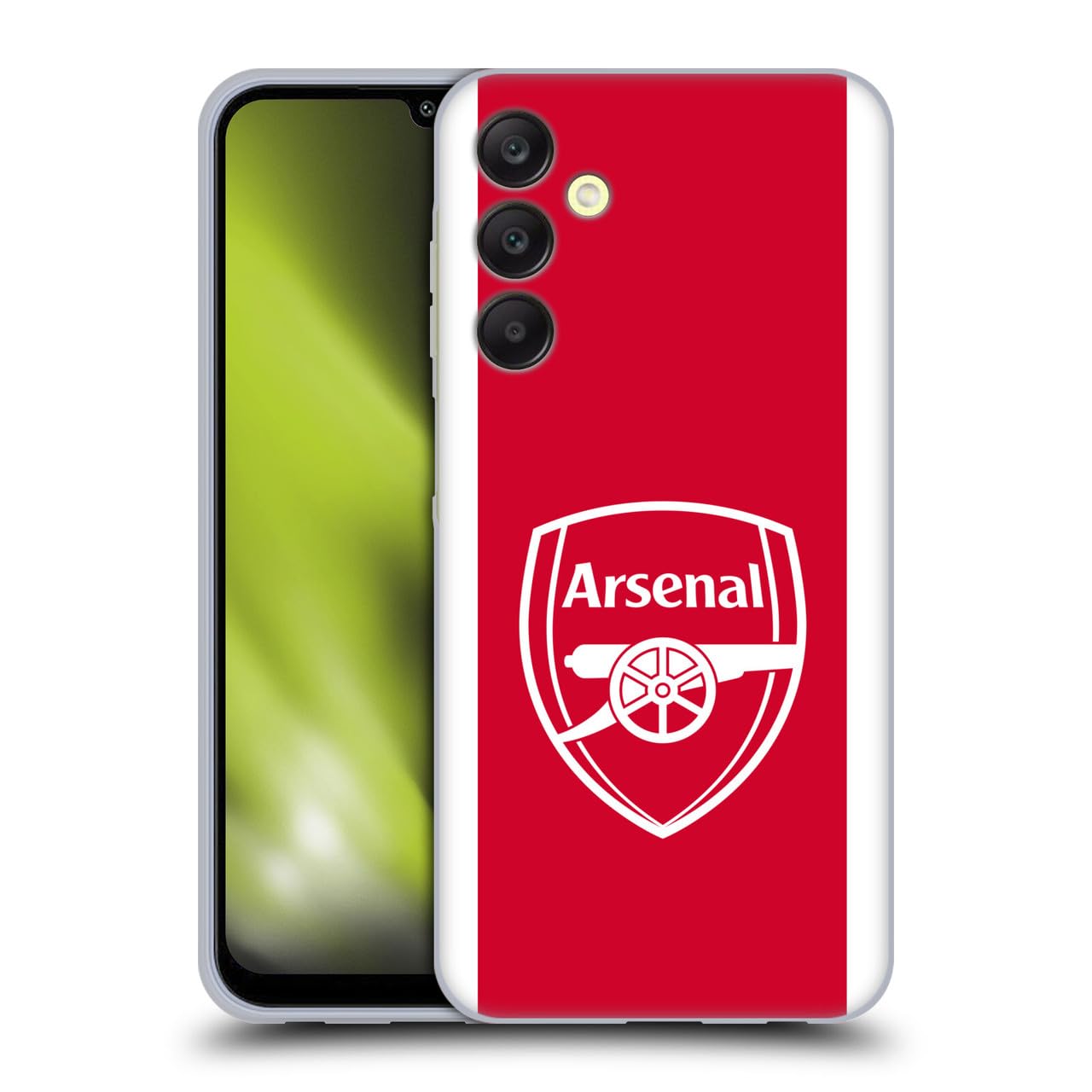 Head Case Designs Officially Licensed Arsenal FC Home 2025/26 Kit Gel Case [Military Grade Protection] Compatible With Samsung Galaxy A25 5G