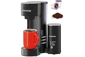 Versatile 3-in-1 K-Cup Coffee Maker with Integrated Milk Frother