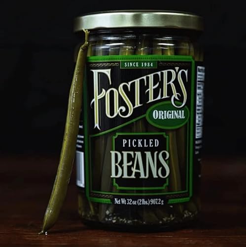 Miniatura 5 de Foster's - Frijoles verdes en escabeche, original, 32 onzas, paquete de 2, receta tradicional de verduras en escabeche de más de 40 años, sin