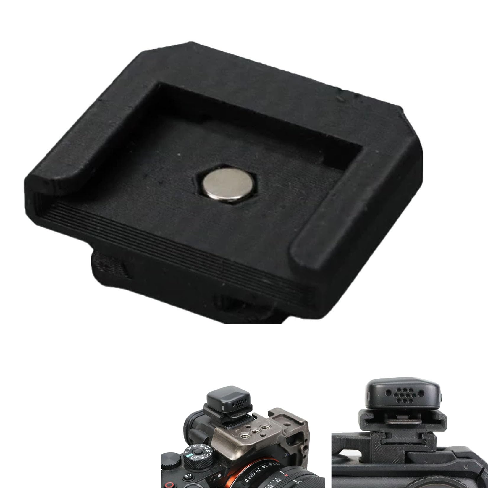 Hot/Cold Shoe Mount Adapter for DJI MIC MINI Microphone