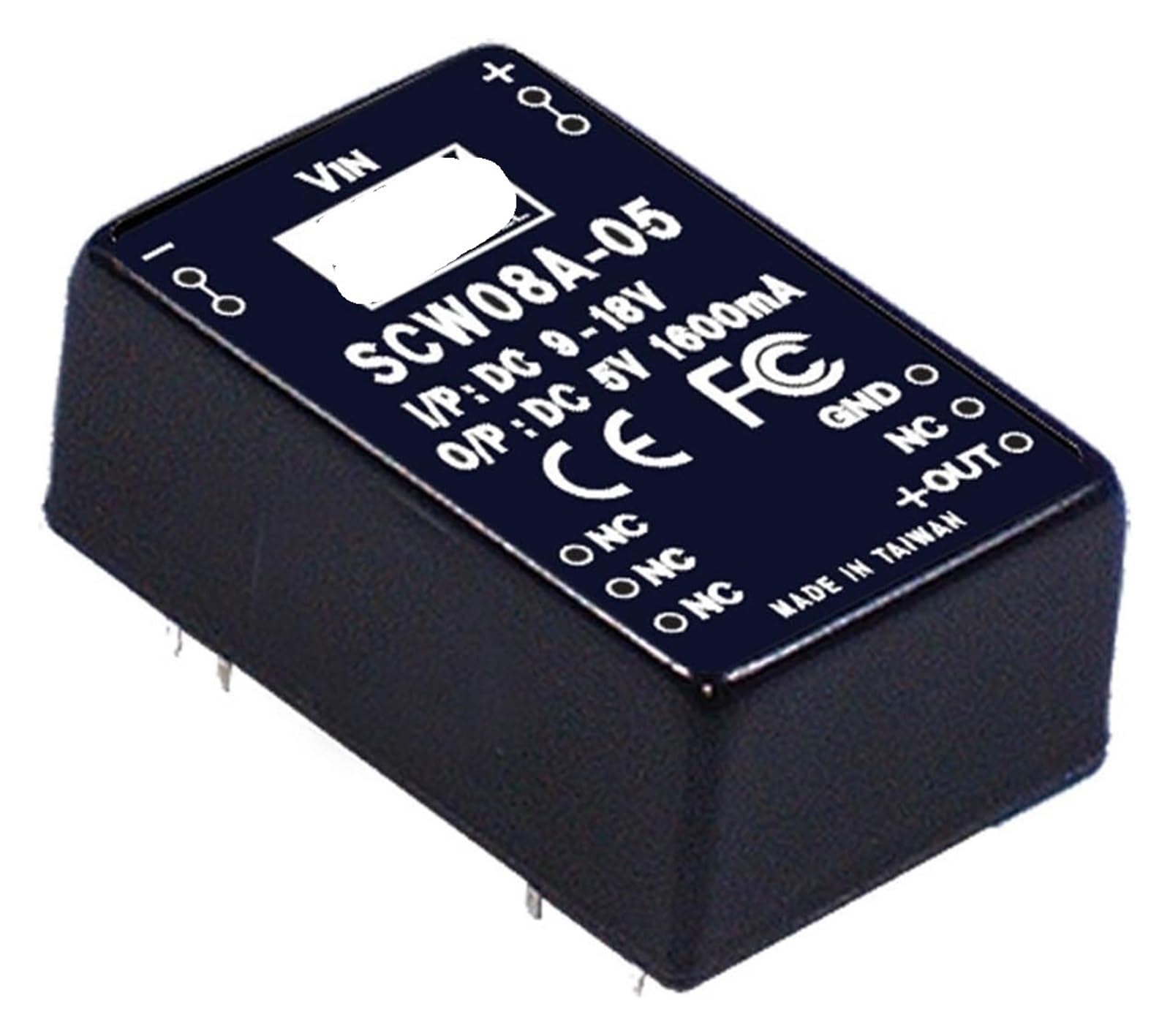 Module d'alimentation à découpage 8 W SCW08B-05 pour régulation de tension continue stable