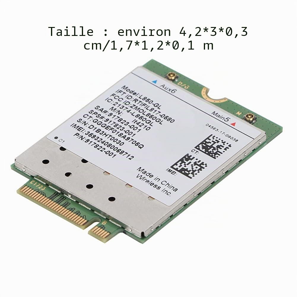 Tbest L850-Gl, Ordinateurs Portables Et Accessoires,Ordinateurs Portables Et Accessoires,Accessoires Et Périphériques Informatiques,Module L850-Gl 4G sans Fil LTE Fdd Wcdma Carte Réseau WiFi