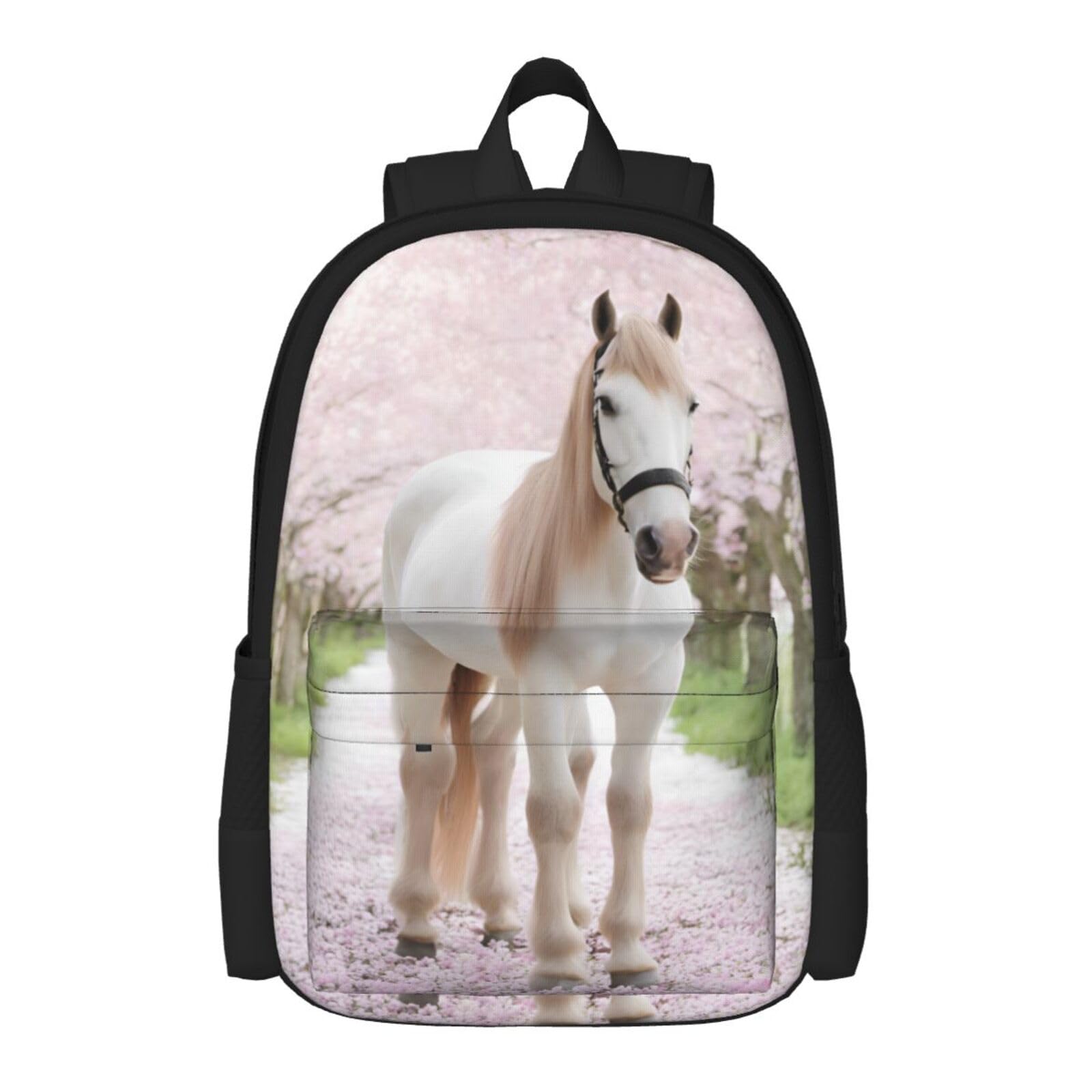 FeHuew 3d Animal Cherry Cute Horse Girls Backpacks kids Bookbag Daypack 17" Shoulder Bag