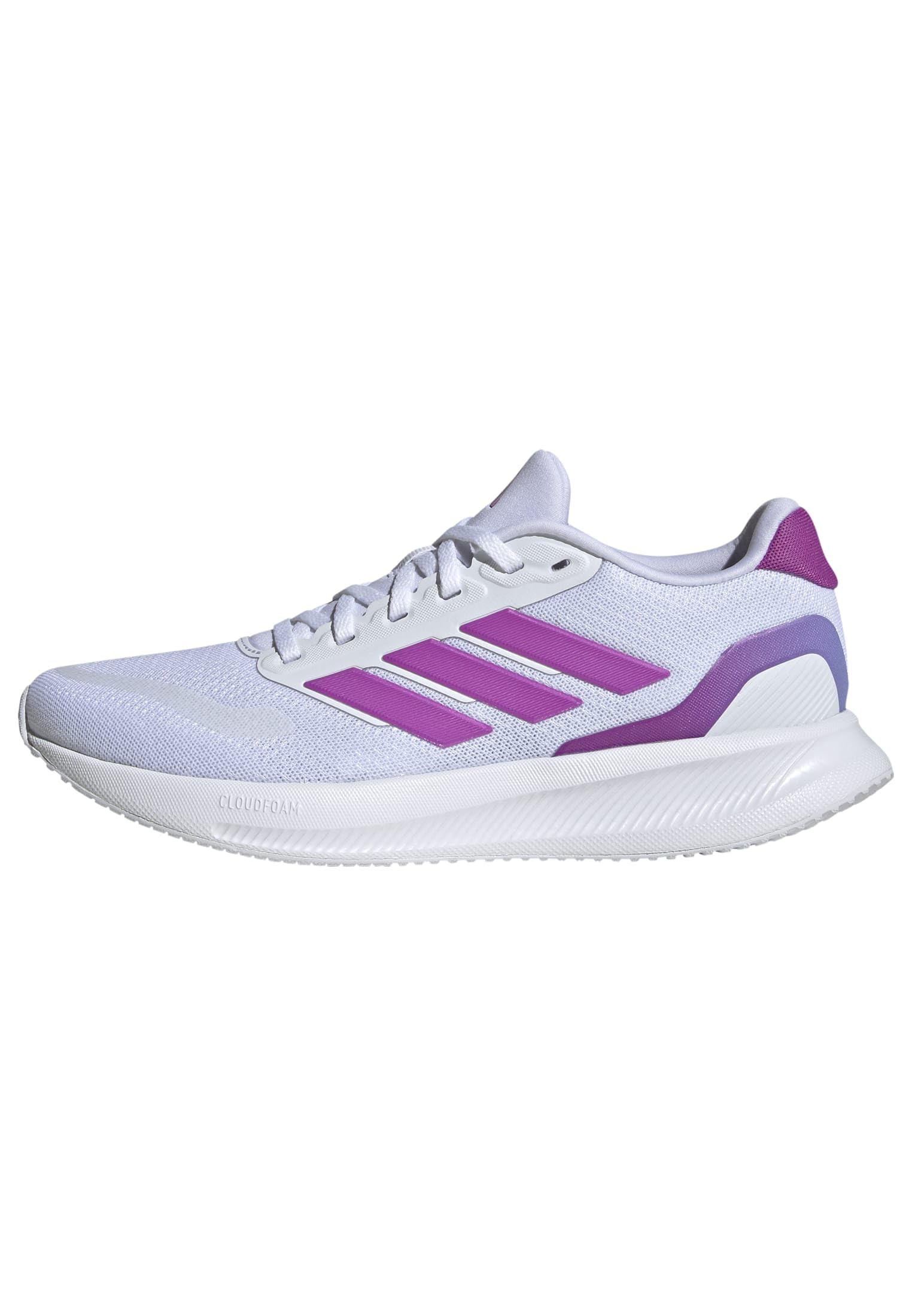 adidas RUNFALCON 5 W Kadın Ayakkabı Düşük Bilek (Futbol Dışı),FTWWHT/PURBUR/SEBLBU, 39 1/3