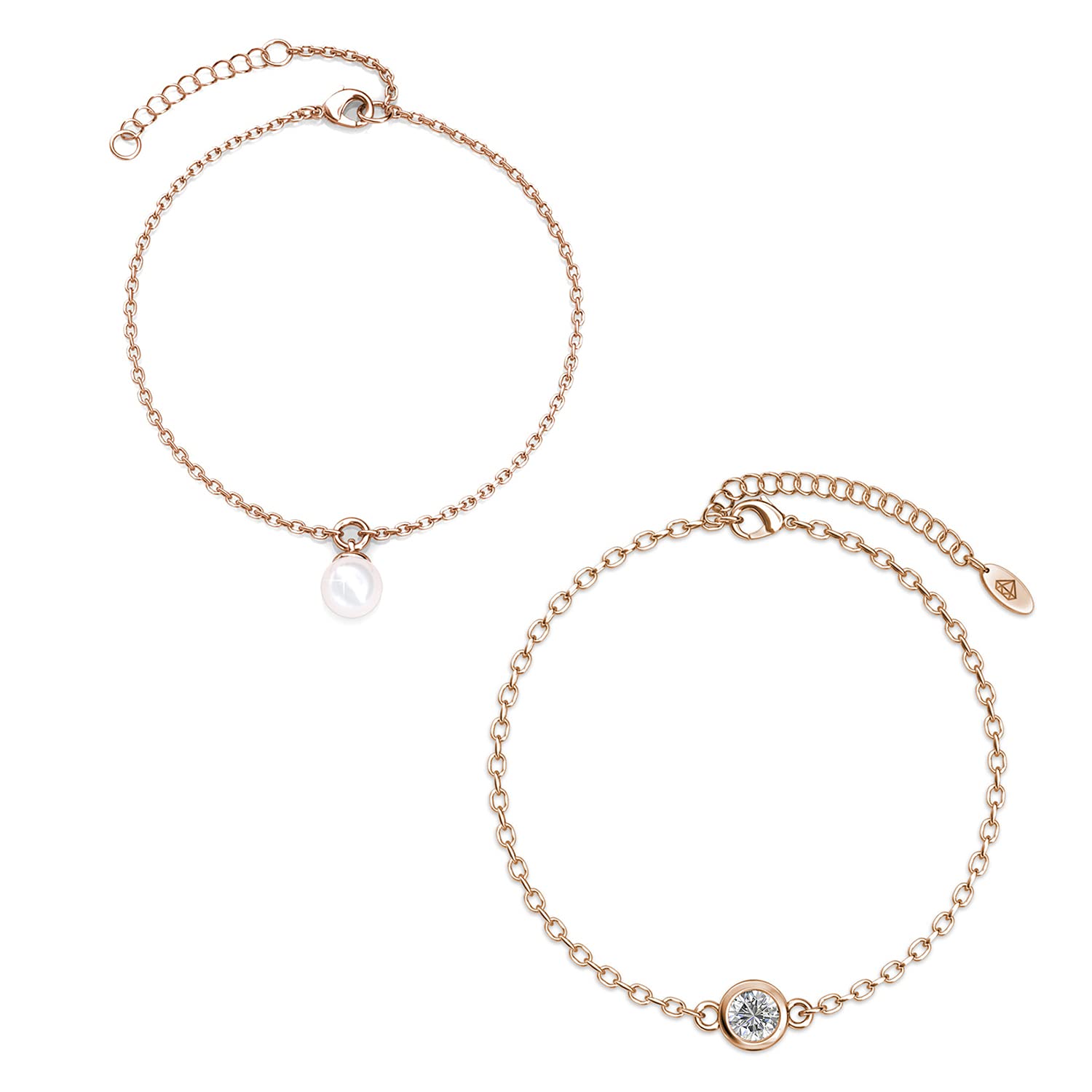 Adventskalender Herz 14 Schmuck 18 Karat Roségold und Messing mit österreichischen Kristallen - Geschenk zum Geburtstag, Muttertag, Weihnachten, Kristall, Kristall