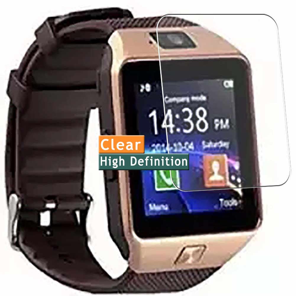 3-Pack Screen Protector, compatible with PTRON TRONITE 1.56" Smart Watch Smartwatch TPU Film Protectors Sticker [ Not Tempered Glass ]