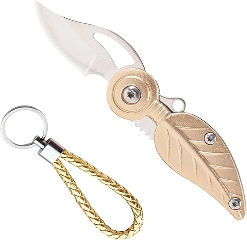 Cuchillos de bolsillo y cuchillos plegables, cuchillo de bolsillo pequeño con cadena, mini cuchillo de bolsillo para mujeres, cuchillos geniales,