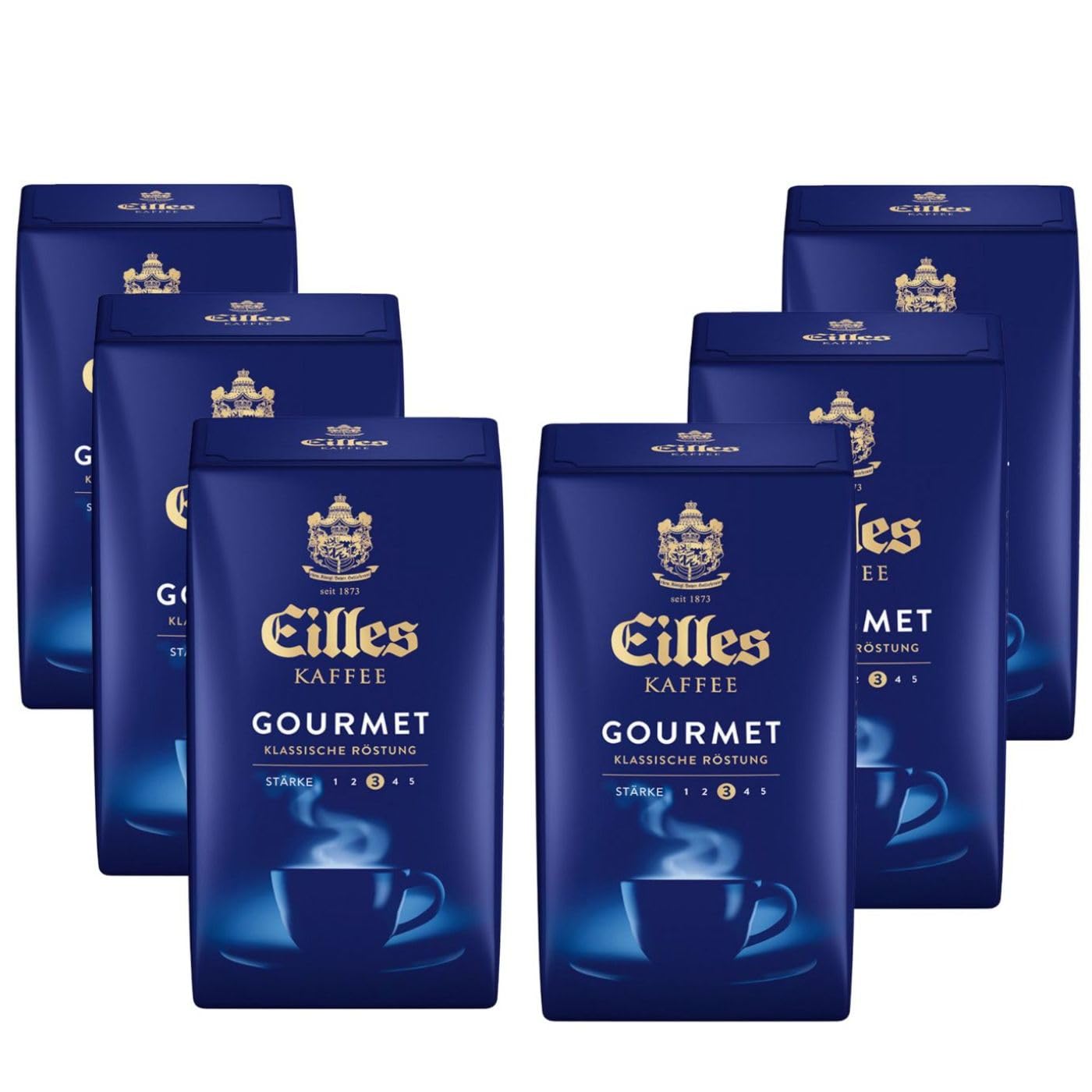 Eilles Gourmet Café, 500g gemahlen 6er Pack
