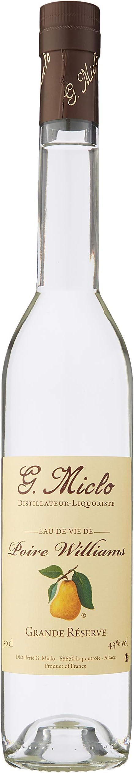 Gilbert Miclo Poire William Grande Reserve Eau de Vie 50 cl
