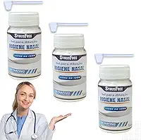 Synusfree Kit com 3un 100g Sal Lavagem Nasal Soro Fisiológico Higiene Ultrafino
