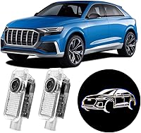 Vista 9 de 2 luces de logotipo HD para puerta de automóvil, proyector LED, luz de sombra de puerta, luz de bienvenida, emblema láser, logotipo, luces de charco